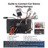 ViaBecs 16PIN Car Radio Wire Harness with Canbus Adapter for
