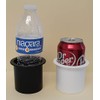 Plastic Small 2 7/8 inch Black Drop in Beverage Drink