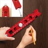 Woodworking Aluminum Alloy Circular Drawing Tool,Fixed-Point Marking Gauge Woodworking Compass