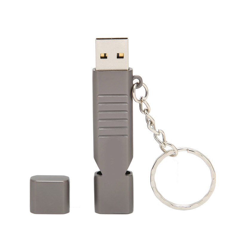 Whistle USB Flash Drives Aluminum Alloy Outdoor Waterproof USB Flash