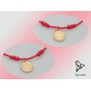 Synata Pulsera de 7 Nudos Pulsera Protección Buena Suerte Medalla