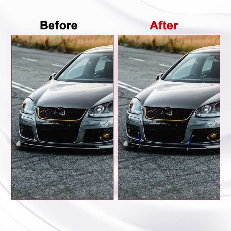 x xotic tech 2pc Adjustable 8"-11" Front Bumper Lip Splitter