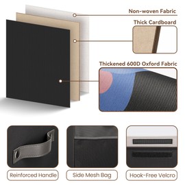 ADEHMDA 40L Large Toy Storage Box with Lid, Large Toy Box Chest for Kids, Girls and Boys, Nursery Room and Living Room, 13"x13" x16" - Black