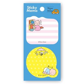 Gakken StaFul AM04842 Ootaro Sticky Notes, Blue