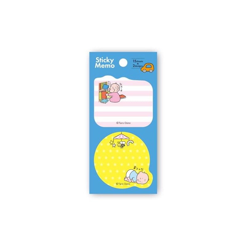 Gakken StaFul AM04842 Ootaro Sticky Notes, Blue