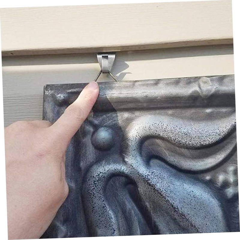 Vinyl Siding Hook Set No Drilling Needed Metal Hooks for