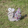 RKGOMDMU Snail with Light Up Eyes for Outdoors - Solar