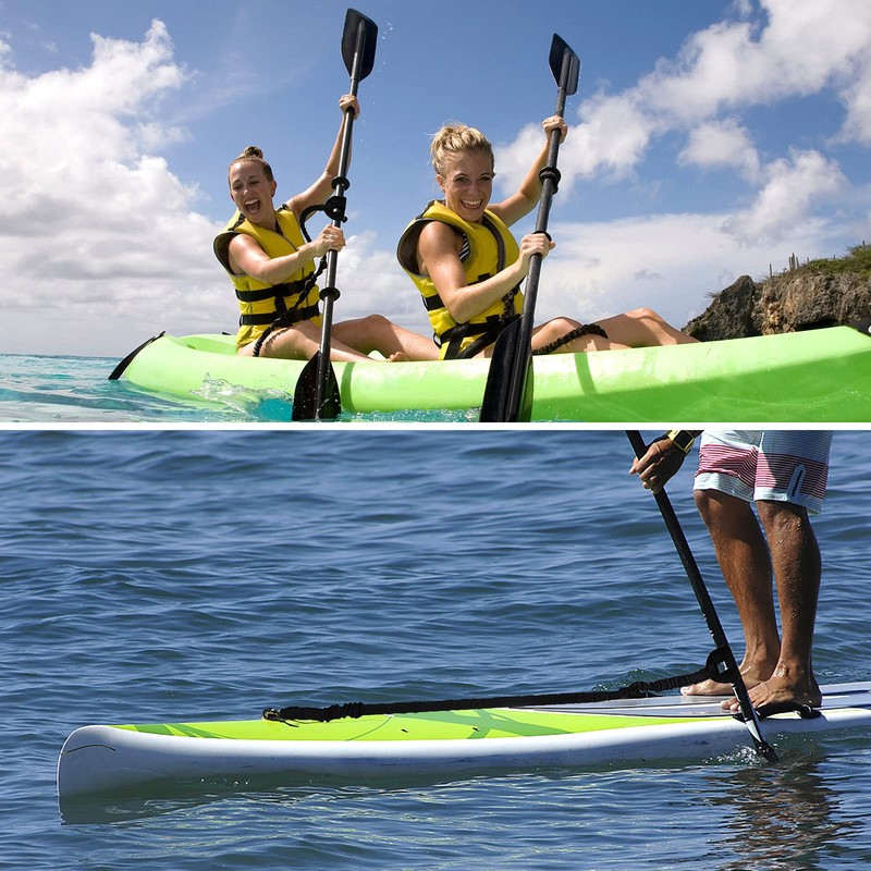 BB Hapeayou Kayaking Paddle Leash Tether 1 Pack- Stretchable Coiled