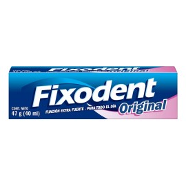 Pasta Adhesiva Para Dentaduras Fixodent, 1 Unidad (40ml)