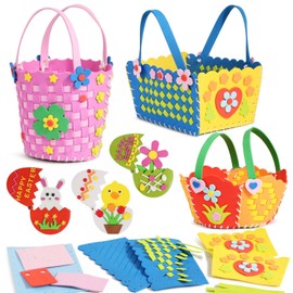 BOFUNX Easter Basket Craft Sets Pack of 3