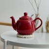 London Pottery Farmhouse Teapot with Infuser, Red, 2 Cup (600