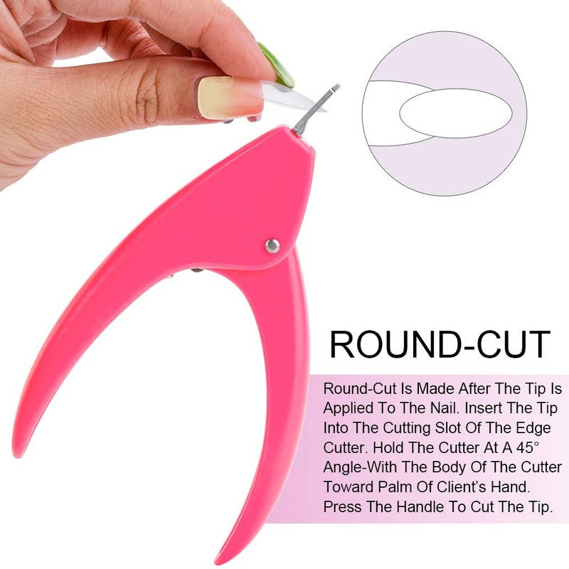Belleboost Nail Tip Clipper Edge Cutter Adjustable Stainless Steel False