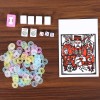 SEGAWE American Mahjong Set - 166 White Tiles, 4 Racks
