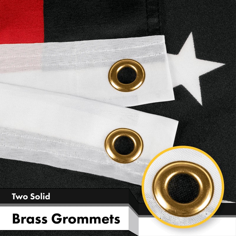 G128 Thin Blue Green & Red Line American Flag 150D