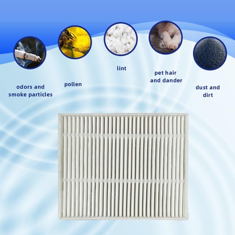 ZHICHENG 5pcs Main Brush/Side Brush/Filter Compatible with i/Robot Roomba Combo