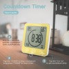 KADAMS Shower Clock Waterproof Bathroom Timer – Digital Wall Clock
