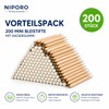 NIPORO 200 Mini Pencils Short Half Pencils with Eraser Golf