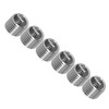 100Stück Gewindereduzierungsmutter Reparatureinsatz Kit Rohrverschraubung Reduzieradapter Edelstahlbefestigungszubehör M6x1 (mm) (1.5D)