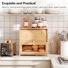 HOOBRO Bread Box, Bamboo Bread Box for Kitchen Countertop, 2