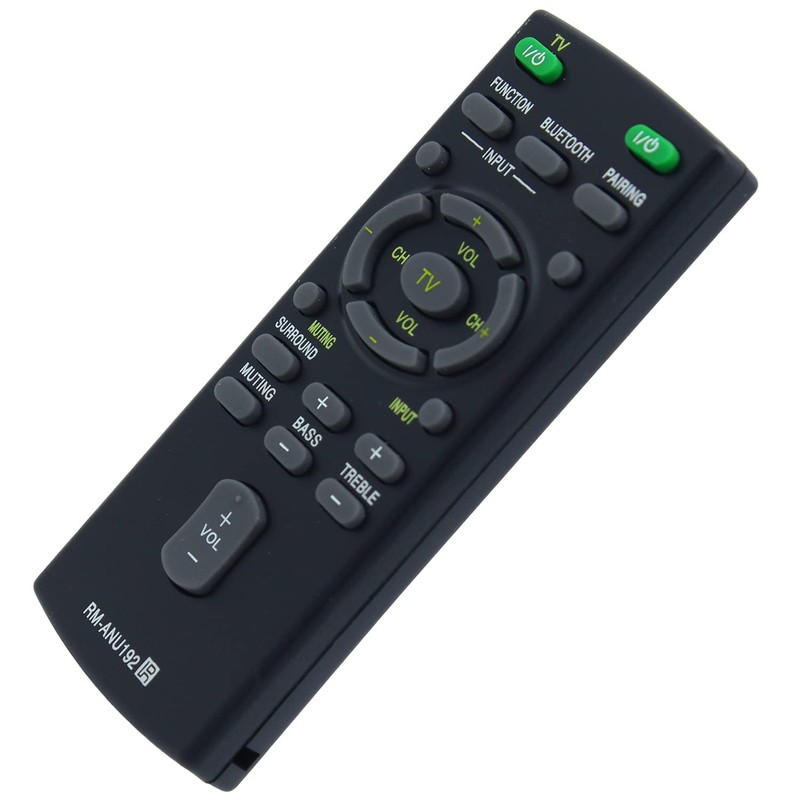 RM-ANU192 Remote Control Replacement for Sony Soundbar System HT-CT60BT SA-CT60BT