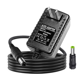 12V AC/DC Casio Keyboard Charger Power Adapter Compatible for Casio Keyboard WK-1600 WK-1800 WK-1630 WK-3000 WK-3000D WK-3200 WK-3300 WK-3500 WK-3800 WK-8000 AD-12MLA(U) AD-12CL Power Supply Cord