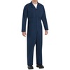 Red Kap Red Kap Men's Twill Action Back Coverall, Navy,