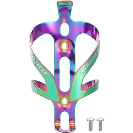 KOOTU Bicycle Bottle Holder, Lightweight Aluminium Alloy Bicycle Bottle Holder, Side Load Bicycle Bottle Holder for Mountain Bike/Road Bikes/Hybrid Bicycle/Folding Bike (Purple)