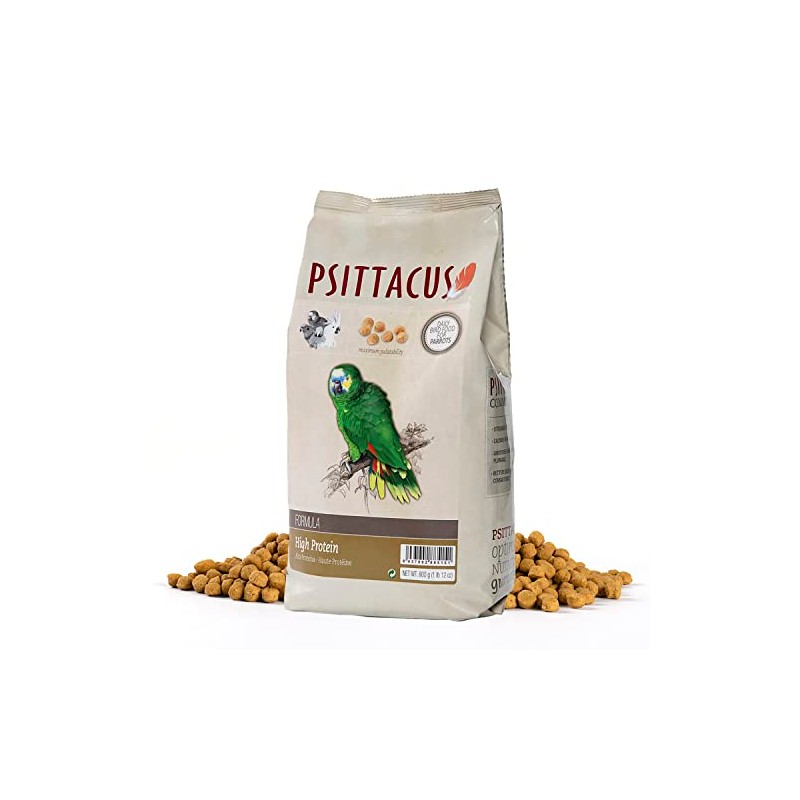 PSITTACUS Croquetas Para Loros, Cacatuas Y Cotorras 800 Grs