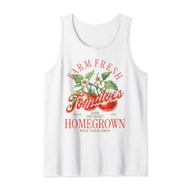 Farm Fresh Tomatoes Homegrown Organic Vintage Cottagecore Tank Top