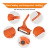 Ejoyous Log Peeler Debarker Multifunctional Chainsaw Debarking Attachment, Efficient Wood
