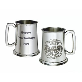 DAD Pewter Tankard (with Engraving)