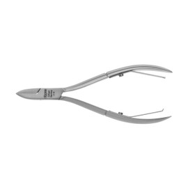 Nippes Corner Pliers for Ingrown Nails, 13 cm, Nickel-Plated Steel, Professional Nail Clippers for Foot Care, Toenail and Fingernail Nippers, Made in Germany
