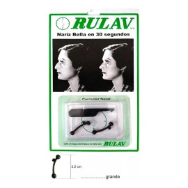 Corrector Nasal Respingador Rulav Extra Grande 3.5 Color Negro