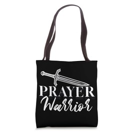 Christian Prayer Warrior Spiritual Strength Tote Bag