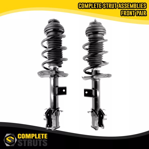 Unity Automotive 2012-2017 Fiat 500 Front Pair Complete Struts &