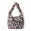Jywmsc Women's Fluffy Leopard Print Plush Shoulder Bag Large Tote