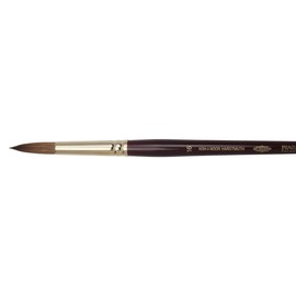 koh I noor Round Brush 9935 KOLINSKY 16, Gold, 24.5 x 6 x 0.6 cm
