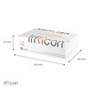 Liflicon 50 Disposable Cotton Face and Body Towels Dry Wipes