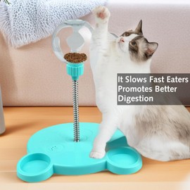 Ezranova Treat Dispenser Dog Toy,Wiggling Treats Toy for Dogs, Cat Treat,Leaking Ball Pet Feeder for Cats And Small Dogs for Hunting Chasing and Exercise