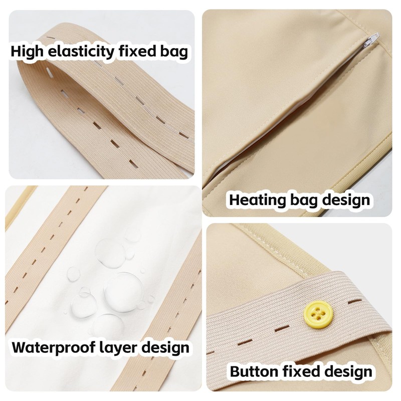 Castor Oil Pack Wrap Kit - Reusable Castor Oil Wrap