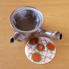Stylish Stainless Steel Teapot with Tea Strainer, Made in Japan,