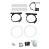 Water Cooling Tank Transparency 210mm Cylinder Temperature Display Reservoir Water