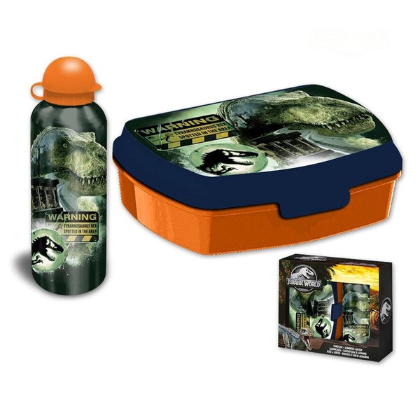 HOVUK Jurassic-World Lunch Box for Kids with 500 ml Insulated