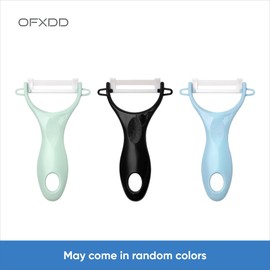 Vegetable Peelers for Kitchen - Ceramic Y Peeler - Potato/Carrot Peeler with Ergonomic Handle & Sharp Blade - Slicer for Veggies, Fruits, 2 Pcs