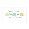 CafePress Wash & Fold Laundry Service Car Magnet 20 X
