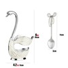 CAIRIAC Coffee Spoons Decorative Dessert Spoon Set with Metal Swan
