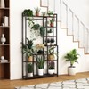 UNHO Extra Tall 7 Tiers Large Plant Shelf Industrial Wood