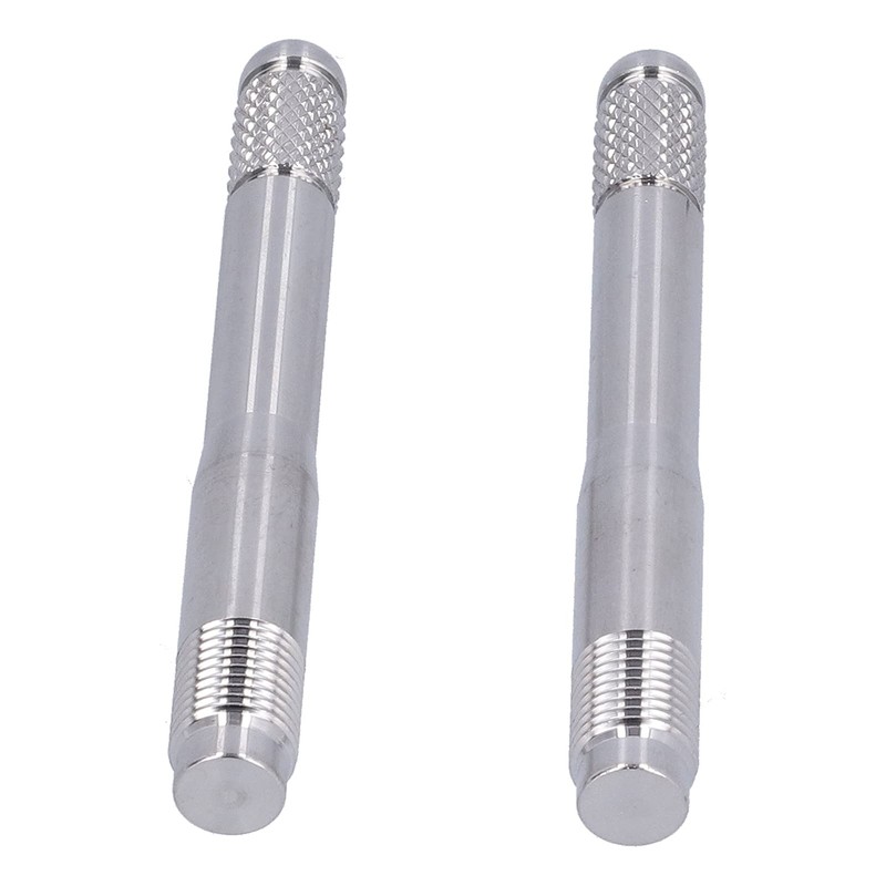 Tbest 2pcs Stainless Steel M14x1.5 Thread Wheel Stud Alignment Pins,