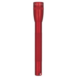 Maglite Mini Incandescent 2-Cell AAA Flashlight, Red