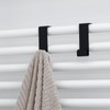 DABSTORY Door Hook Towel Holder - Rustproof, No Drilling, for
